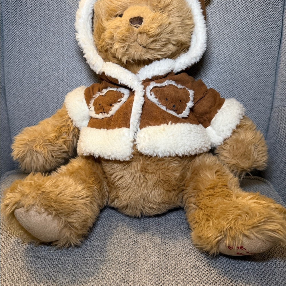 FAO Schwarz Plush Bear with Soft Brown Fur 2008